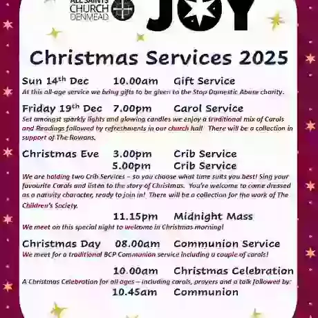 Christmas Services 2025